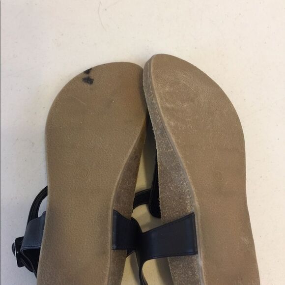 Avenue “Sarah” black thong sandals size 9 wide - Picture 3 of 7